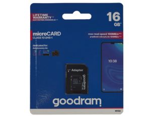Karta pamięci micro SDHC GOODRAM 16GB Class 10 UHS-I
