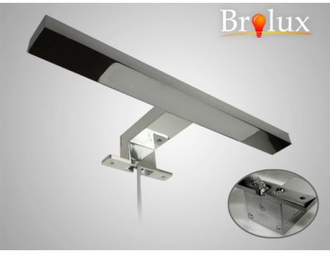 Lampa łazienkowa LED kinkiet nad lustro 6W 3000K 30cm srebrna