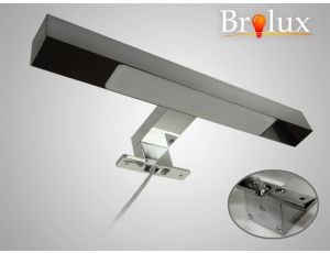 Lampa łazienkowa LED kinkiet nad lustro 6W 3000K 30cm srebrna