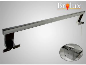 Lampa łazienkowa kinkiet LED Hyttin 14W 3000K 60cm srebrna montaż naszafkowy