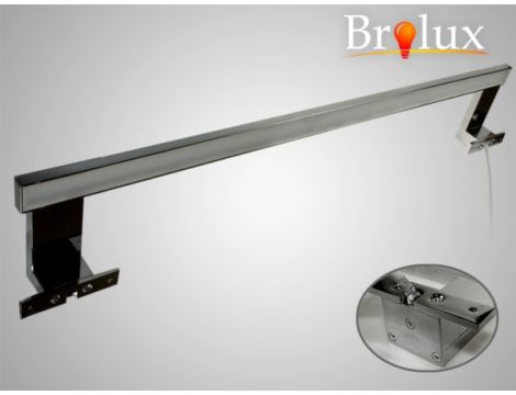 Lampa łazienkowa kinkiet LED Hyttin 14W 3000K 60cm srebrna montaż naszafkowy