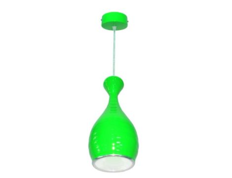 Lampa wisząca LED COB 10W zielona 4000K-biała neutralna barwa światła