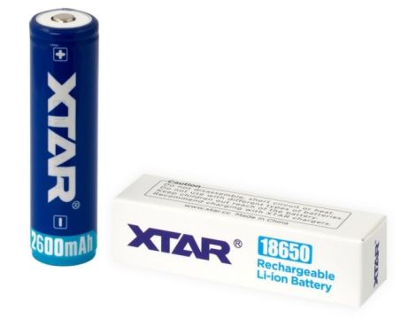 Akumulator litowo-jonowy Xtar 18650 2600mAh z zabezpieczeniem