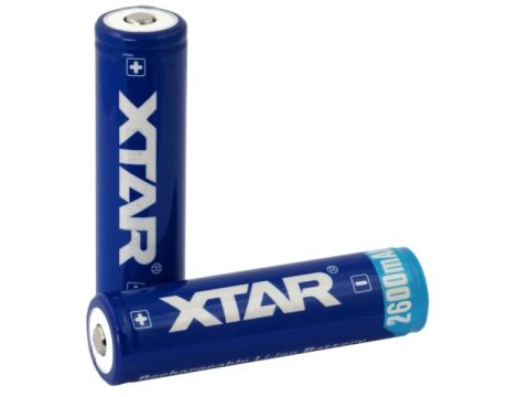 Akumulator litowo-jonowy Xtar 18650 2600mAh z zabezpieczeniem - 3