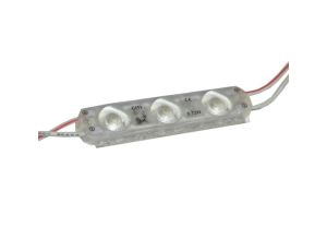 Moduł LED 3x5050 IP68 czerwony 0,72W Citi Lens V3