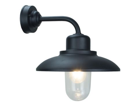 Lampa oprawa elewacyjna kinkiet zewnętrzny Bard czarna E27