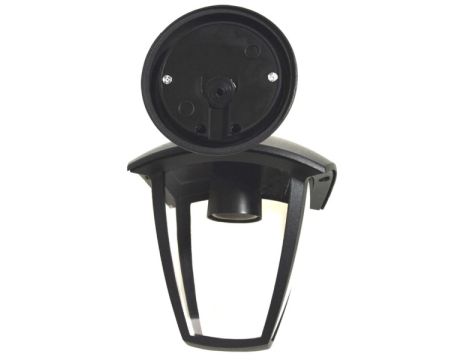 Lampa elewacyjna kinkiet czarna E27 mocowanie z góry - 3