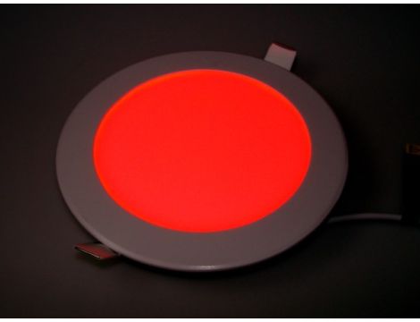 Panel LED okragły Round 12W 230V czerwony