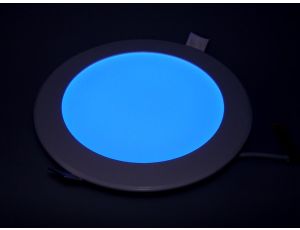 Panel LED okragły Round 12W 230V niebieski