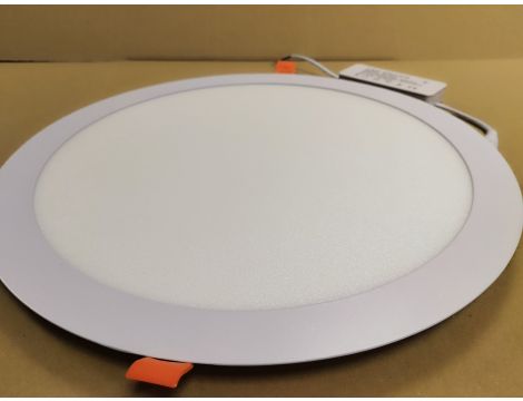 Panel LED podtynkowy okrągły Gerd 24W 6000K średnica 29,8cm biały - 3