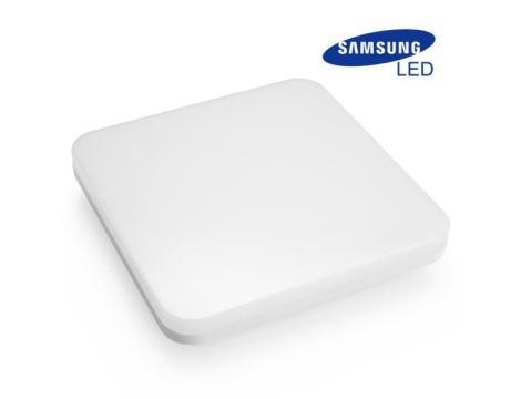 Plafon LED Jaren 12W 4000K obudowa biała 28cm IP65 diody LED Samsung