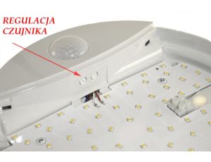 Plafon LED Tudur 10W 4000K z czujnikiem ruchu PIR - 2