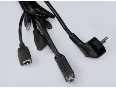 Power port biurkowy kolumna 2 gniazda zasilające HDMI,USB VGA RJ45*2 - 3