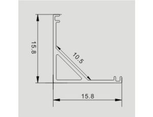 Profil Basic narożny srebrny 1,0m anodowany - 2