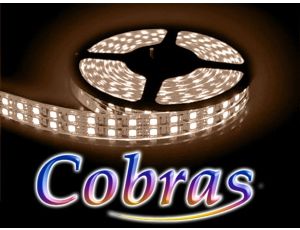 Taśma LED COBRAS SMD3528 24V 5m/1200diod IP20 biała ciepła 3000K