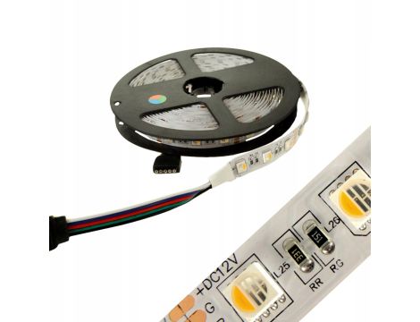 Taśma LED Premium SMD5050 12V RGBCW 5m/300diod IP20 multikolor+biały zimny - 2