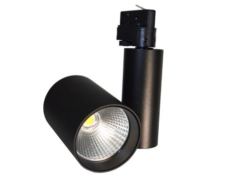 Track light LED Tryco 3 fazy 40W 3000K czarny kąt