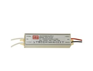 Zasilacz LED 12V 12W napięciowy IP67 aluminium