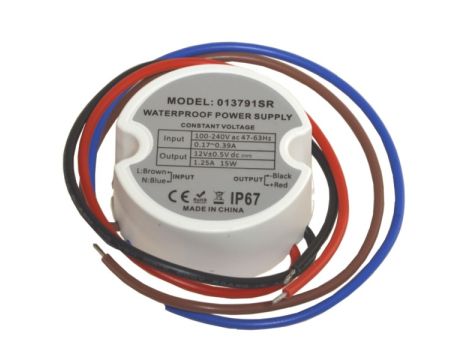 Zasilacz napięciowy LED do puszki 12V 15W IP67 eco