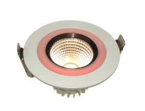 Downlight LED COB CALON 7W+3W biały ciepły+czerwony