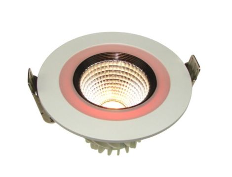 Downlight LED COB CALON 7W+3W biały ciepły+czerwony