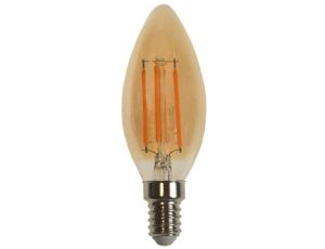 Żarówka LED Filament A C35 E14 4W  2200K gold