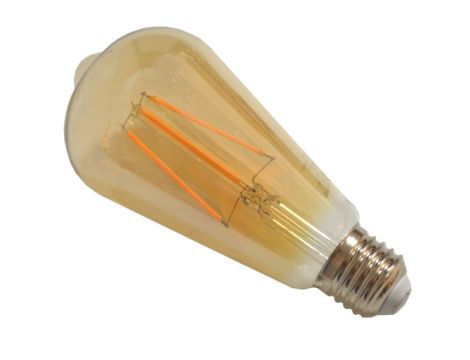 Żarówka LED Filament ST64 E27  9W  2200K  gold