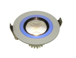 Downlight LED COB CALON 7W+3W biały ciepły+niebieski