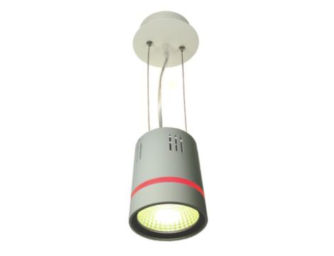 Lampa sufitowa wisząca downlight LED COB LONER 12W barwa światła biała ciepła+czerwona obwódka