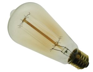 Żarówka dekoracyjna ozdobna retro ST64 60W E27 lantern - 2