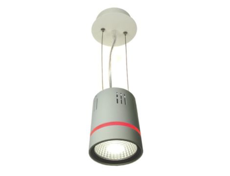 Lampa sufitowa wisząca downlight LED COB LONER 18W barwa światła biała neutralna+czerwona obwódka