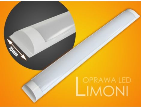 Oprawa LED Limoni 120cm 40W 3000K milky - 3