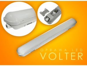 Oprawa hermetyczna LED Volter 40W 120cm 4000K IP65 szara emergency