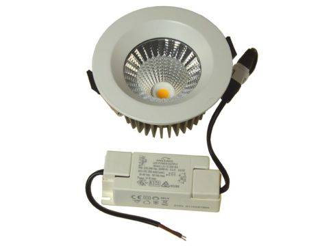 Downlight LED Davels oświetlenie podtynkowe 15W 4000K Citizen IP65 biały - 4