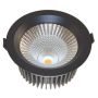 Downlight LED Davels oświetlenie podtynkowe 20W 4000K Citizen IP65 czarny - 2