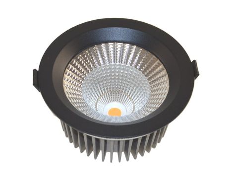 Downlight LED Davels oświetlenie podtynkowe 30W 4000K Citizen IP65 czarny