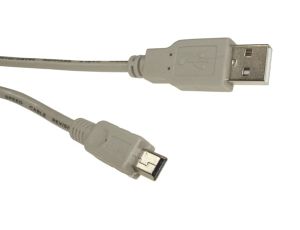 Kabel USB wtyk A- mini USB B 2m