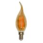 Żarówka LED Płomyk Filament B CA35 E14 4W  2200K gold - 2