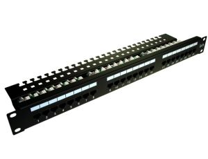 Patch panel 24-port UTP5e 1U 19