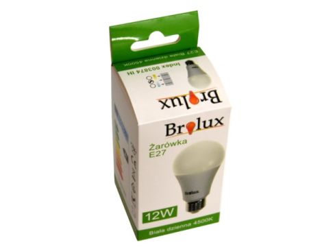 Żarówka LED Brolux E27 12W 4000K biała neutralna - 2