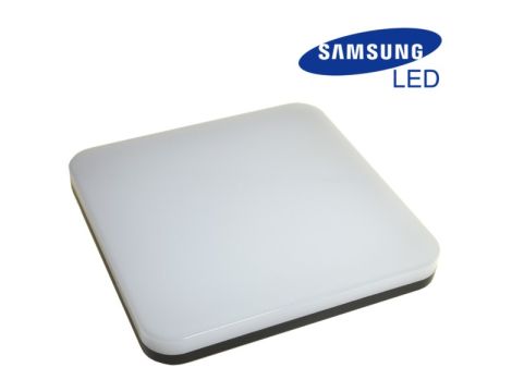 Plafon LED Jaren 24W 4000K obudowa czarna 28cm IP65 diody LED Samsung