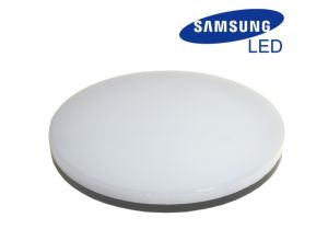 Plafon led Jarin 30W 4000K obudowa czarna średnica 33cm IP65 diody LED Samsung