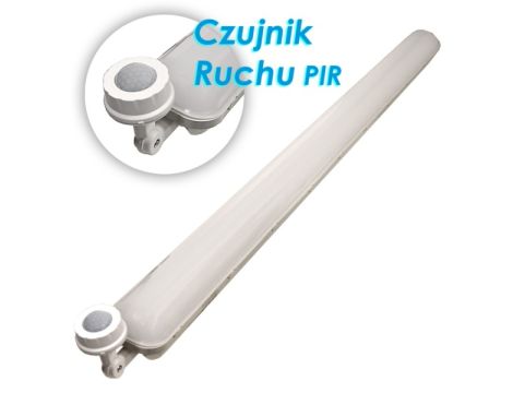 Oprawa hermetyczna LED Volter PQ 30W 120cm 4000K IP65 czujnik ruchu PIR